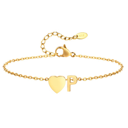 Personalized Heart Initial Anklet™
