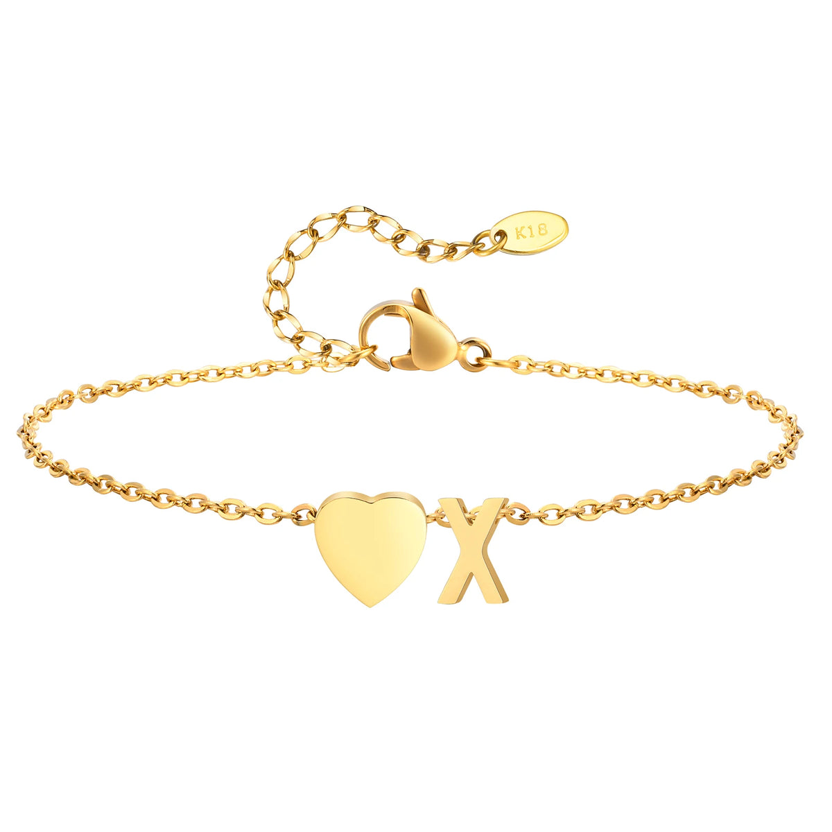 Personalized Heart Initial Anklet™