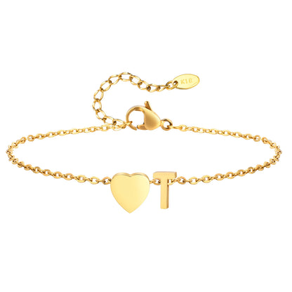Personalized Heart Initial Anklet™