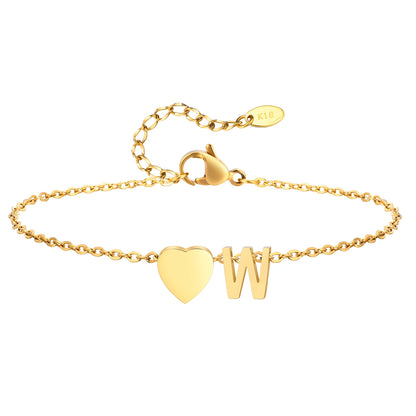 Personalized Heart Initial Anklet™