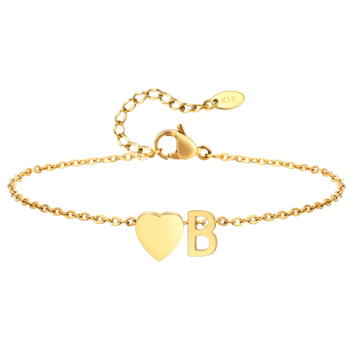 Personalized Heart Initial Anklet™