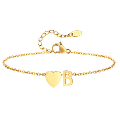 Personalized Heart Initial Anklet™