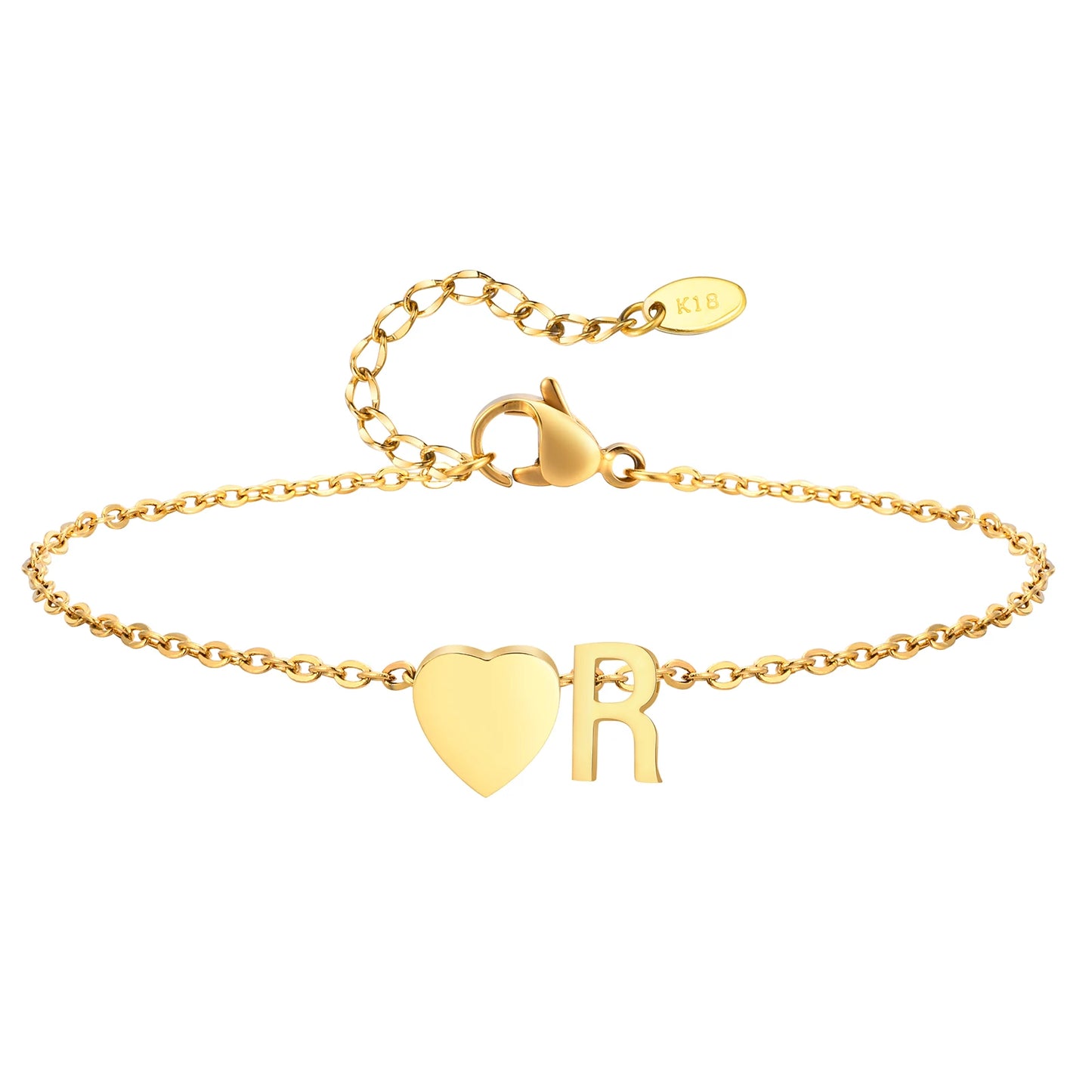 Personalized Heart Initial Anklet™