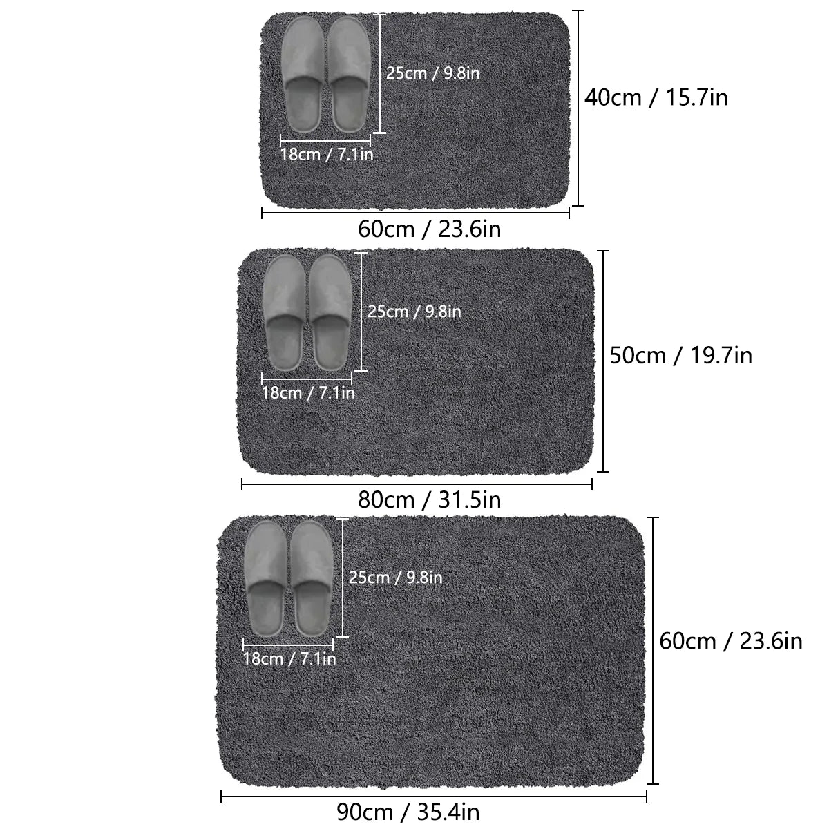 Luxury Plush Absorbent Bathroom Mat™