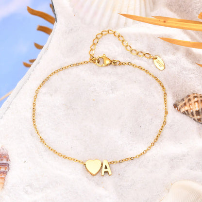 Personalized Heart Initial Anklet™