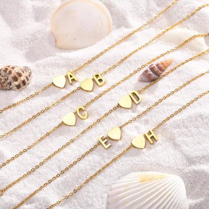 Personalized Heart Initial Anklet™