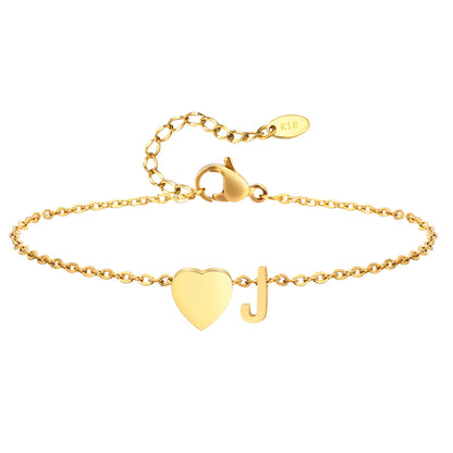 Personalized Heart Initial Anklet™