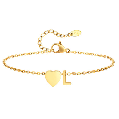 Personalized Heart Initial Anklet™
