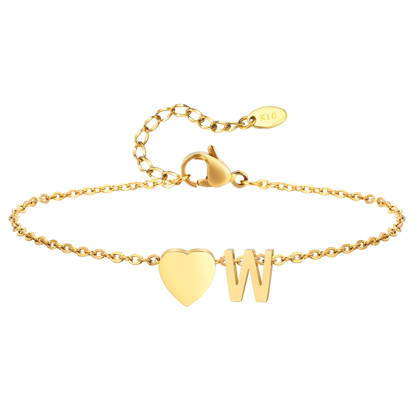 Personalized Heart Initial Anklet™