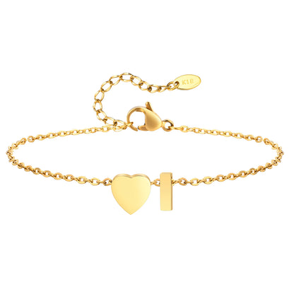 Personalized Heart Initial Anklet™