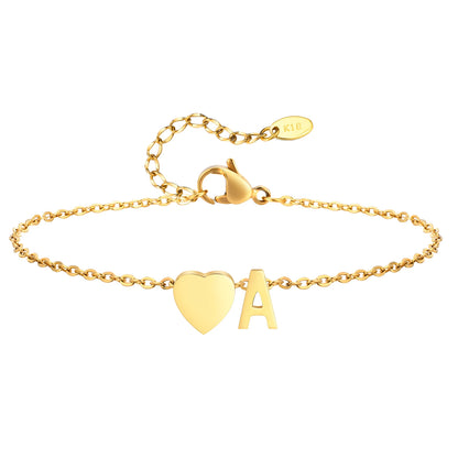 Personalized Heart Initial Anklet™