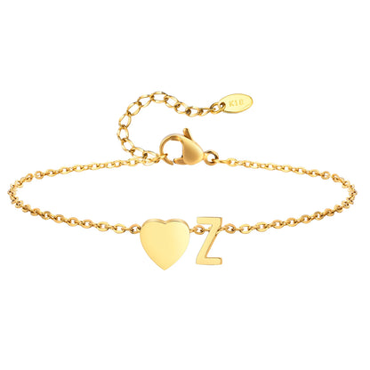 Personalized Heart Initial Anklet™
