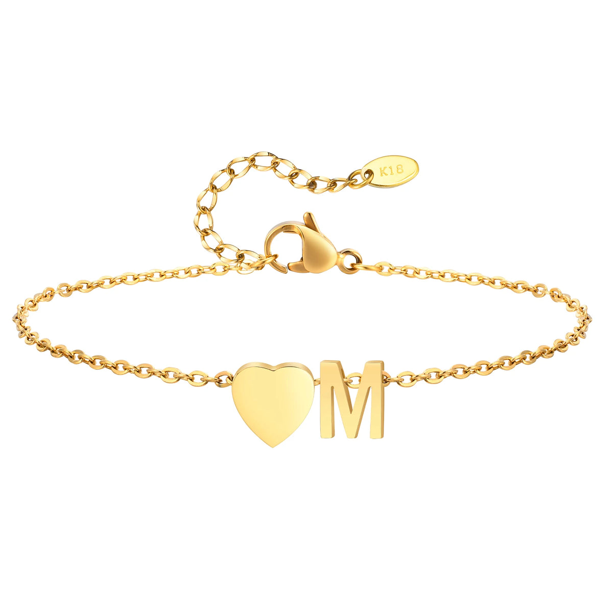 Personalized Heart Initial Anklet™