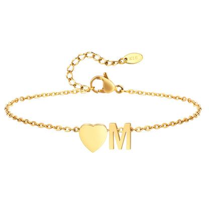 Personalized Heart Initial Anklet™