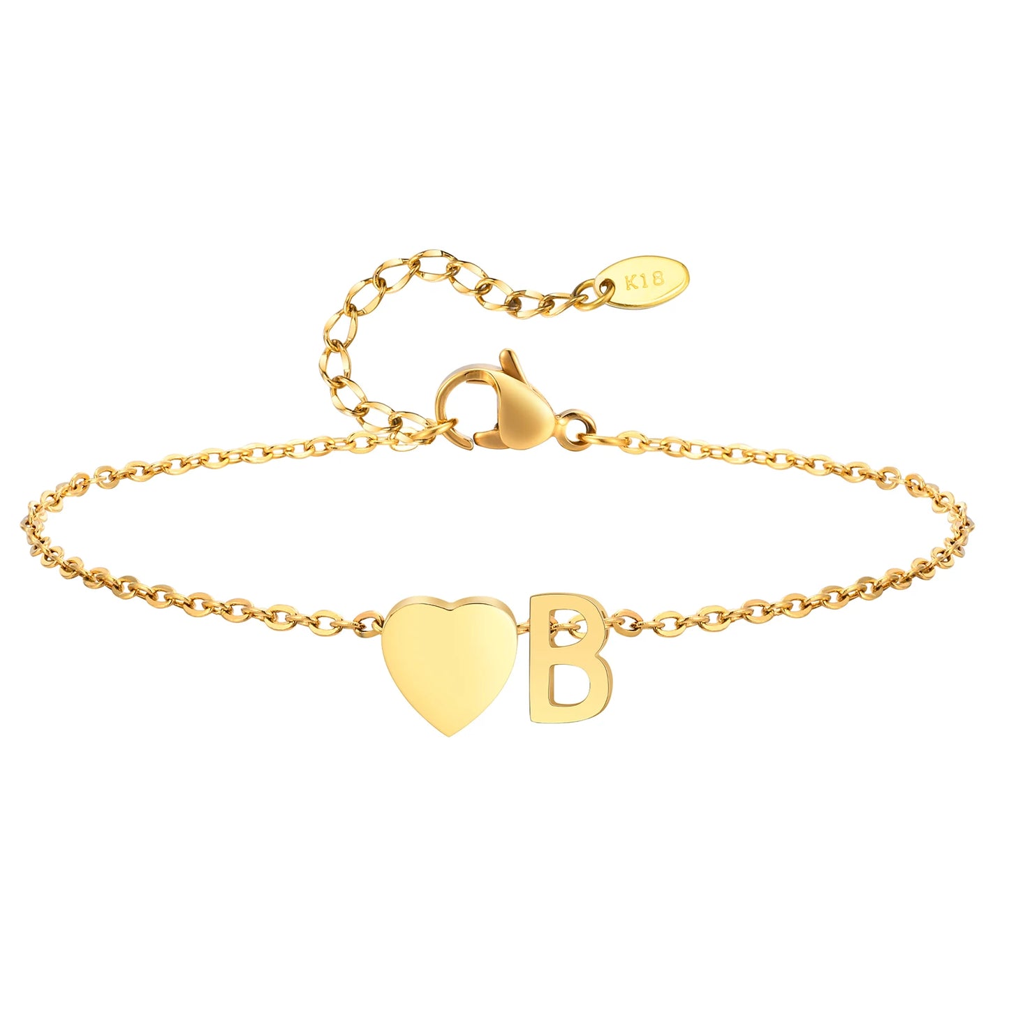 Personalized Heart Initial Anklet™